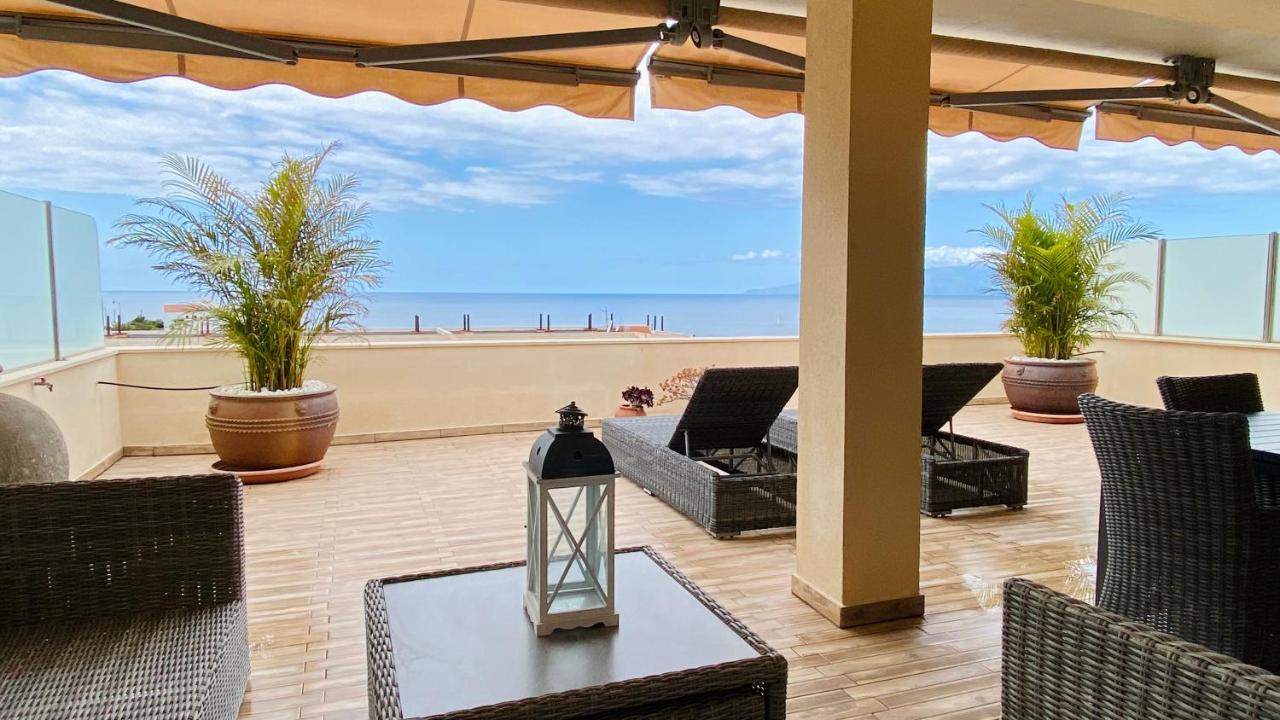 Penthouse Apartment Zentral Und Ruhig Gelegen Puerto de Santiago  Exteriör bild